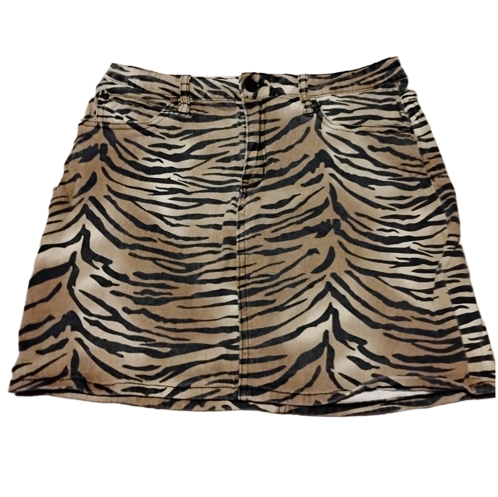 YMI tiger print skirt